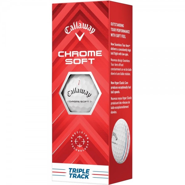 Callaway Chrome Soft Triple Track Golfbälle 2024