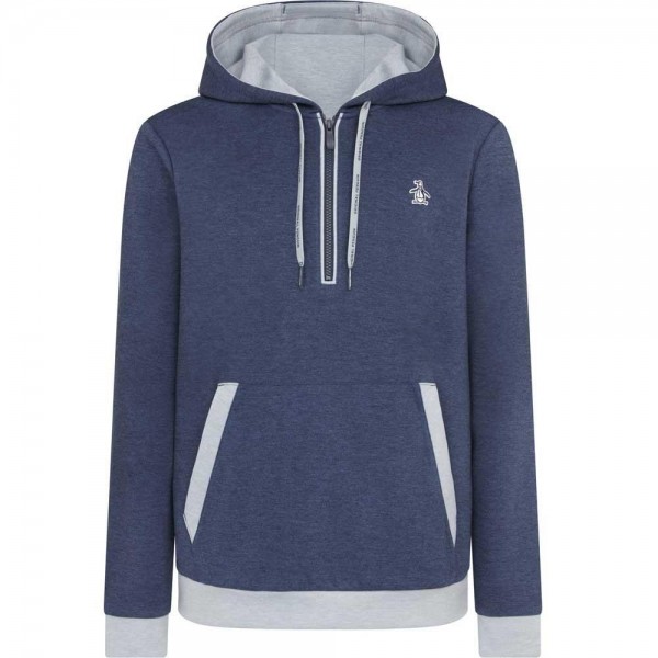 Penguin 1/4 Zip Colour Block Herrenhoodie