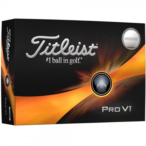 Titleist Pro V1 Alignment Golfbälle 2023