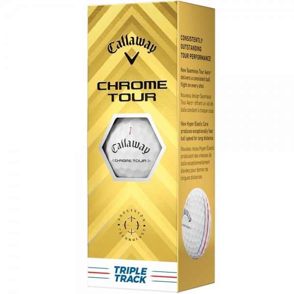 Callaway Chrome Tour Triple Track Golfbälle 2024