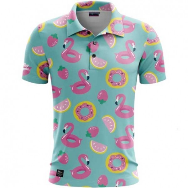 Golf Rowdies Donut Herrengolfpoloshirt